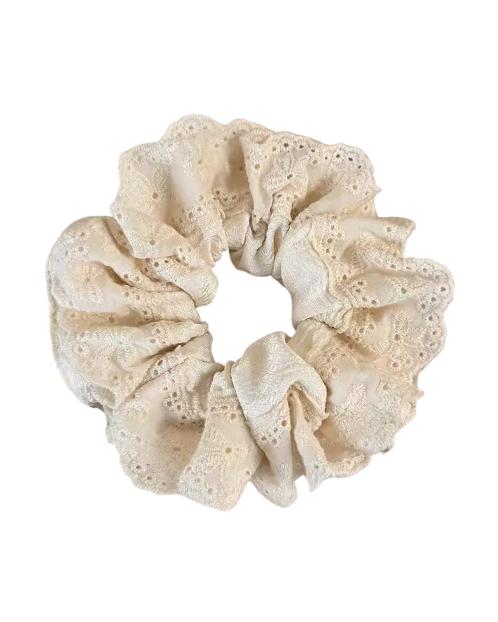 Pretty Beach Lace Scrunchies