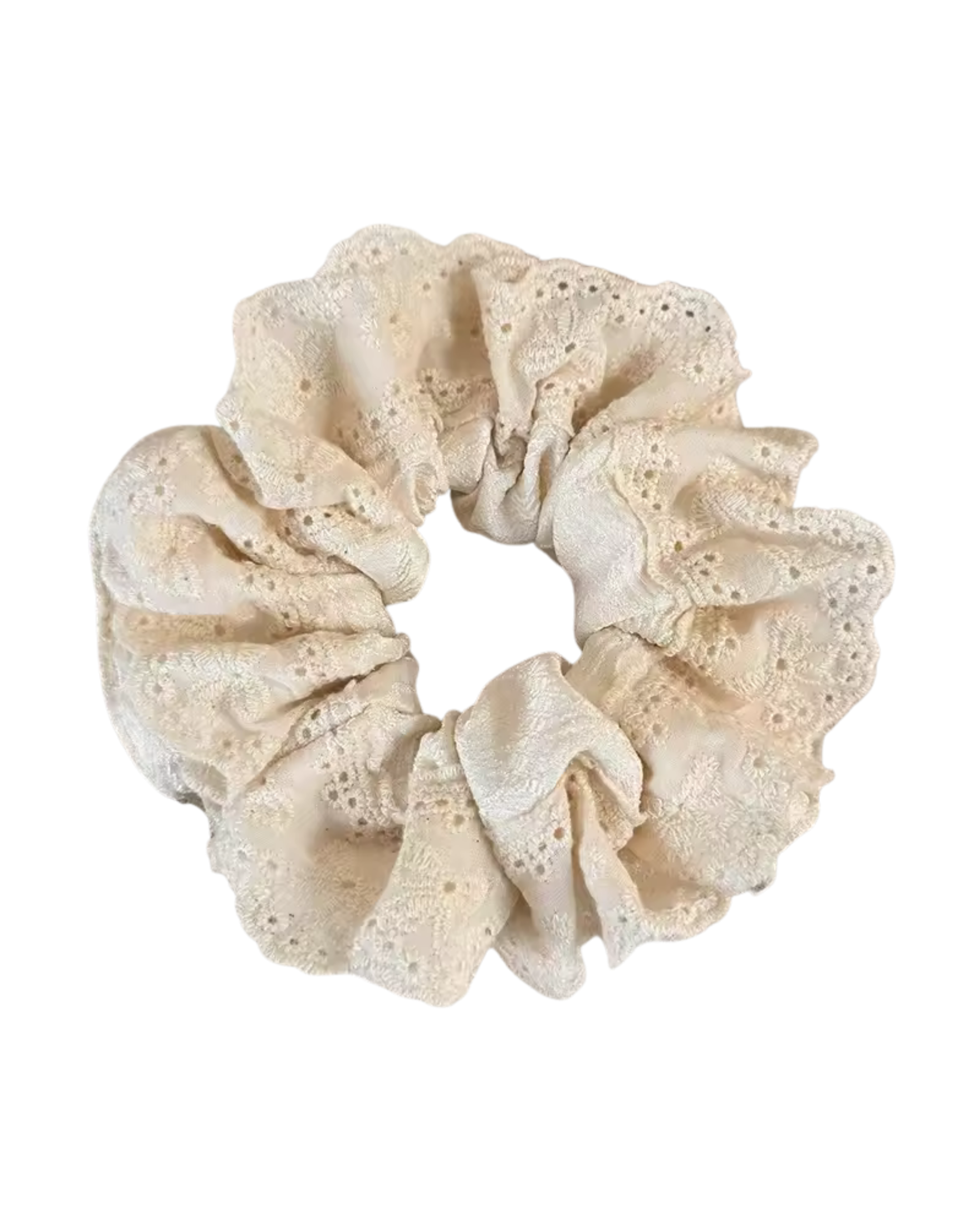 Pretty Beach Lace Scrunchies